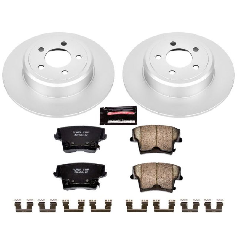 PSB Z17 Evolution Coated Kit - Power Stop 05-19 Chrysler 300 Rear Z17 Evolution Geomet Coated Brake Kit
