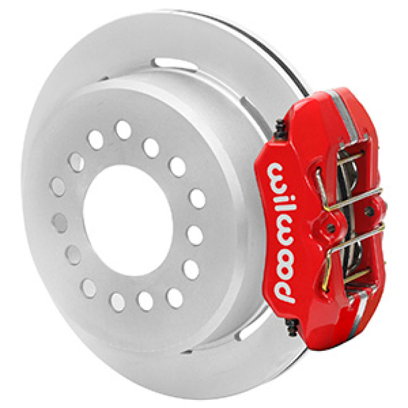 WIL Dynapro Brake Kit - Wilwood Ford Explorer 8.8in Rear Axle Dynapro Disc Brake Kit 11in Rotor -Red Caliper