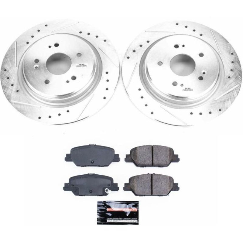 PSB Z23 Evolution Kit - Power Stop 17-18 Honda CR-V Rear Z23 Evolution Sport Brake Kit