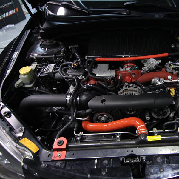 MM Air Intakes - Mishimoto 08+ Subaru WRX/STi Performance Cold Air Intake Kit - Wrinkle Black
