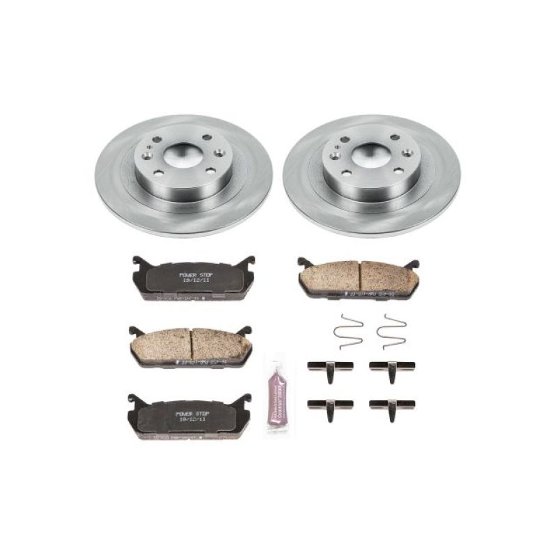 PSB Autospecialty Kit - Power Stop 91-96 Ford Escort Rear Autospecialty Brake Kit