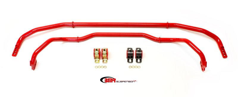 BMR Sway Bar Kits - BMR 13-15 5th Gen Camaro Front & Rear Sway Bar Kit w/ Bushings - Red