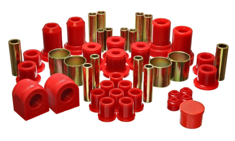 ES Hyper-Flex Sets - Red - Energy Suspension 04-06 Ford F150 Pickup 2WD Red Hyper-flex Master Bushing Set