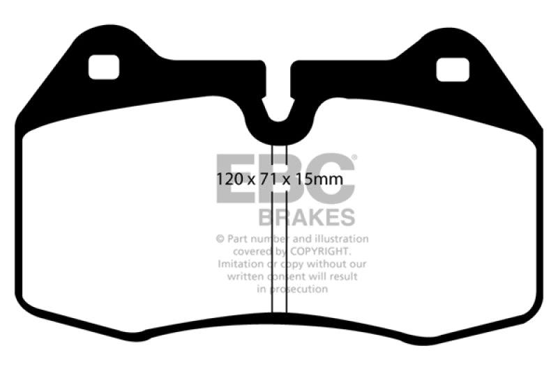 EBC Redstuff Brake Pad Sets - EBC 03-04 Infiniti G35 3.5 (Manual) (Brembo) Redstuff Front Brake Pads