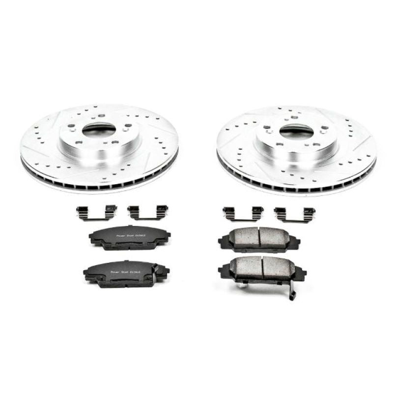 PSB Z23 Evolution Kit - Power Stop 02-06 Acura RSX Front Z23 Evolution Sport Brake Kit