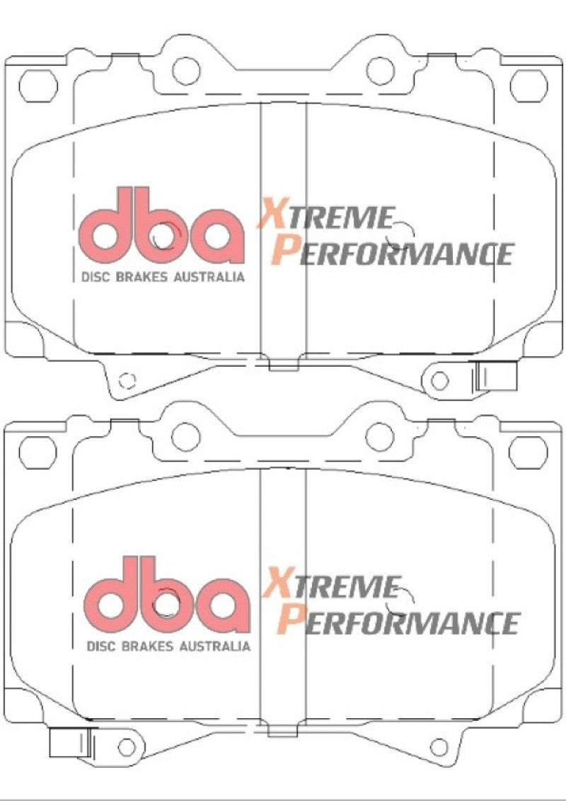 DBA XP650 Brake Pads - DBA 00-07 Toyota Land Cruiser XP650 Front Brake Pads