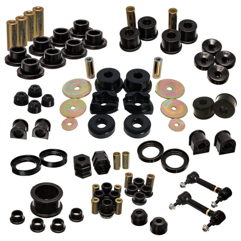 ES C-Bushings - Black - Energy Suspension 97-01 Honda CR-V Master Bushing Set - Black