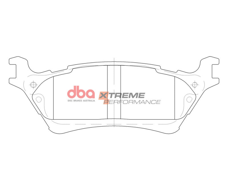 DBA XP Performance Brake Pads - DBA 12-17 Ford F-150 (w/Manual Parking Brake Rear XP Performance Brake Pads
