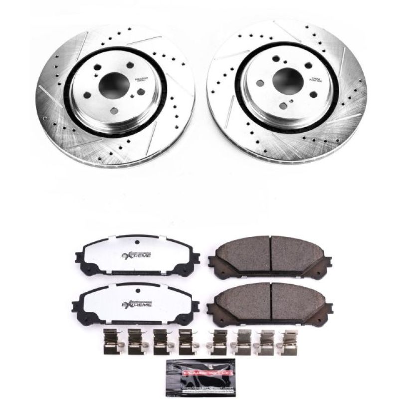 PSB Z36 Truck & Tow Kit - Power Stop 16-18 Lexus RX350 Front Z36 Truck & Tow Brake Kit
