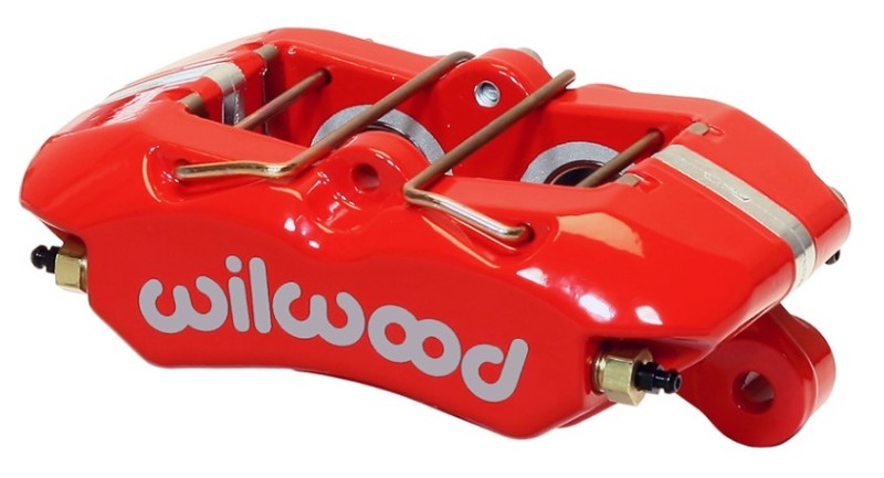 WIL Dynapro Caliper - Wilwood Caliper-Forged Dynapro 4 5.25in Mount-Red-Universal 1.38/1.38in Pistons .81in Disc