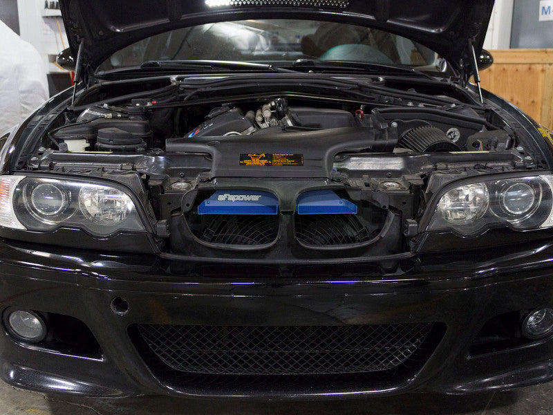 AFE Air Scoops - aFe MagnumFORCE Intakes Scoops AIS BMW 3-Series/ M3 (E46) 01-06 L6 - Matte Blue