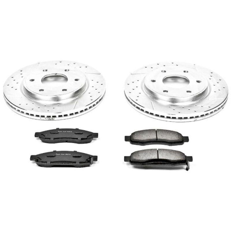 PSB Z23 Evolution Kit - Power Stop 05-07 Infiniti QX56 Front Z23 Evolution Sport Brake Kit