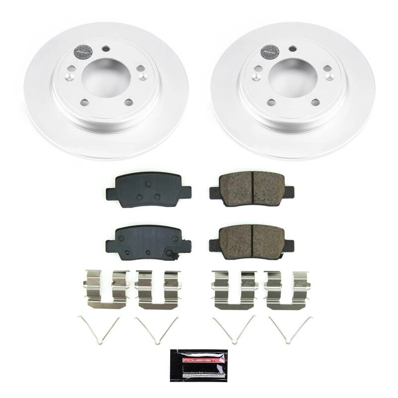 PSB Z17 Evolution Coated Kit - Power Stop 21-23 Hyundai Elantra Rear Z17 Coated Brake Kit