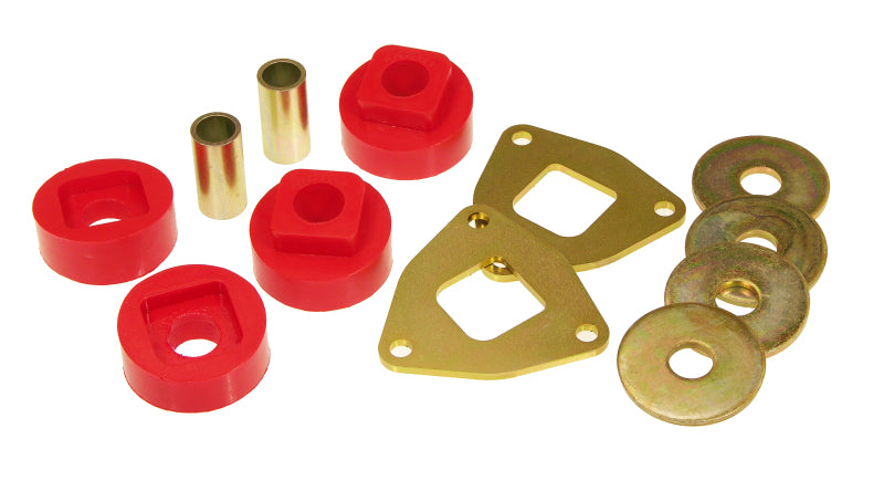 PRO Control Arm Bushings - Red - Prothane 84 Range Rover Track Rod to Chassis Bushings - 20mm - Red