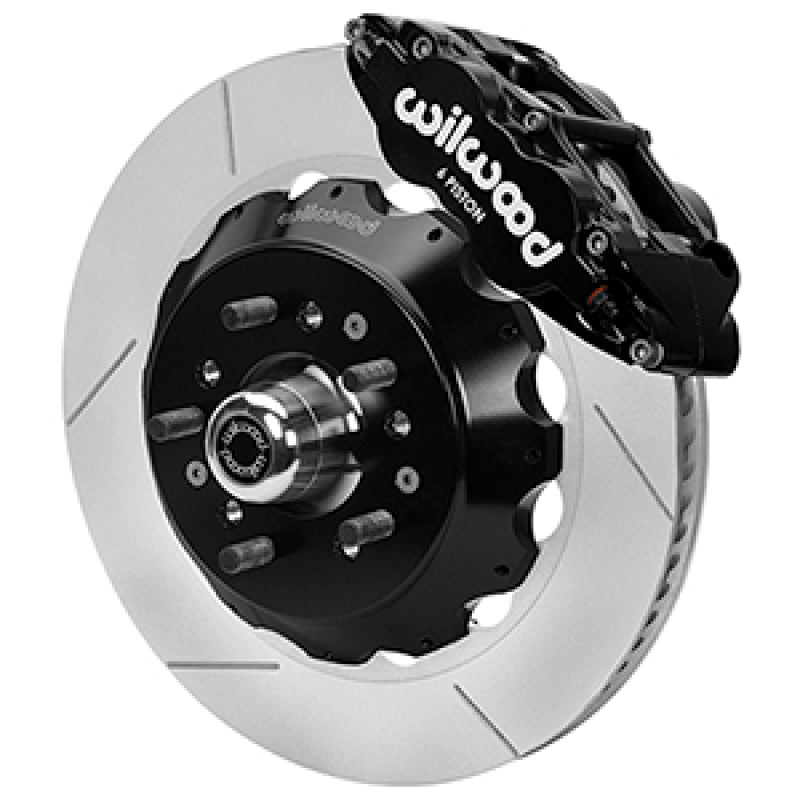 WIL Superlite Brake Kit - Wilwood Forged 6 Piston Superlite Caliper, SRP 72 Vane Vented Spec37 Slotted Rotor - 14.00x1.25