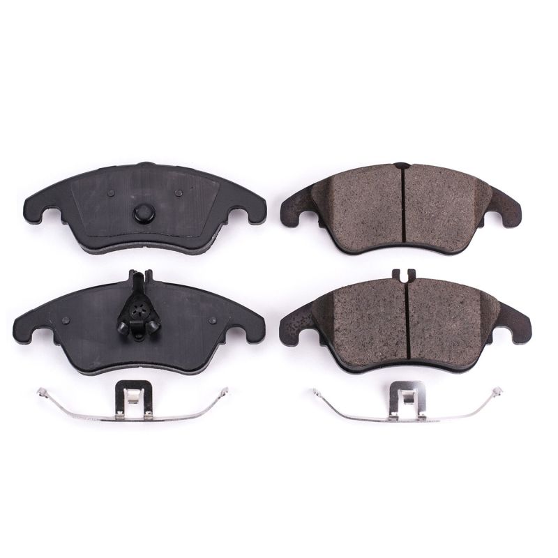 PSB Z17 Evolution Brake Pads - Power Stop 12-15 Mercedes-Benz C250 Front Z17 Evolution Ceramic Brake Pads w/Hardware