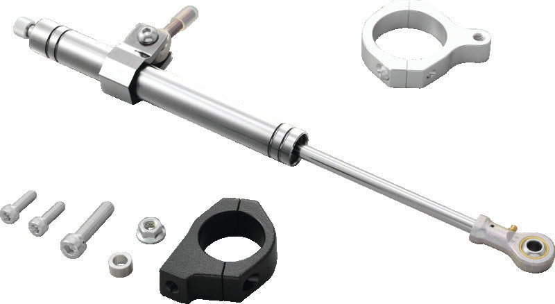 TWP Steering Damper Kits - Twin Power 06-17 FXD Satin Steering Damper Kit
