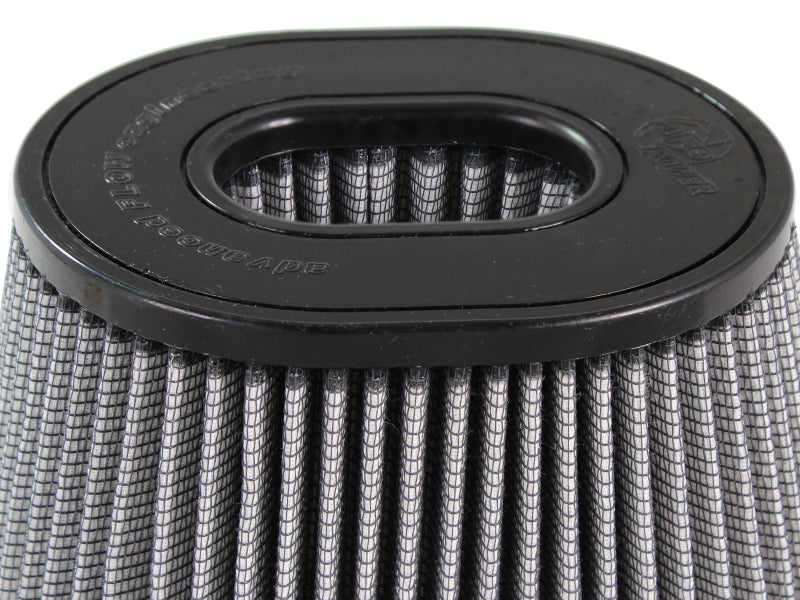 AFE Universal Pro Dry S Filter - aFe MagnumFLOW Pro DRY S Intake Replacement Filter 3.5in F 9x6.5in B 6.75x5.5in T 5.375in H