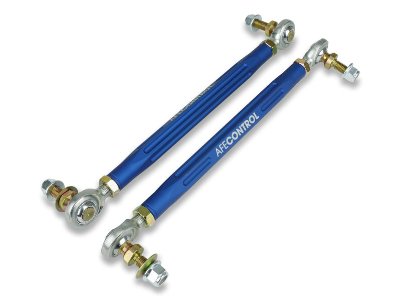 AFE Sway Bar End Links - aFe Control 15-21 BMW M2 Adjustable Front End Links