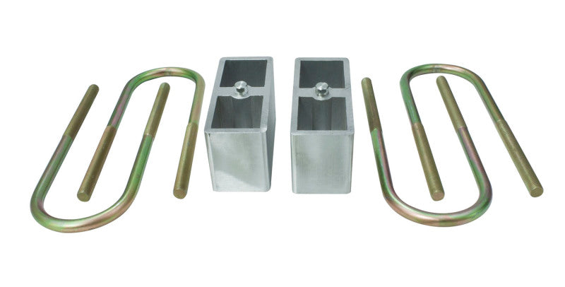 MXT Block & U-Bolt Kit - MaxTrac 82-04 Chevrolet S10 2WD 3in Rear Lowering Blocks & U-Bolts
