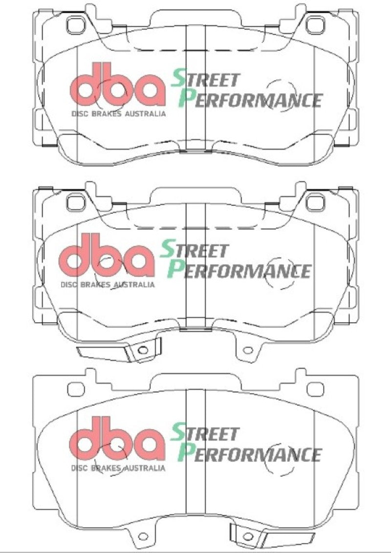 DBA SP500 Brake Pads - DBA 08/14-06/18 Ford Mustang 2.3 Ecoboost SP500 Brake Pads
