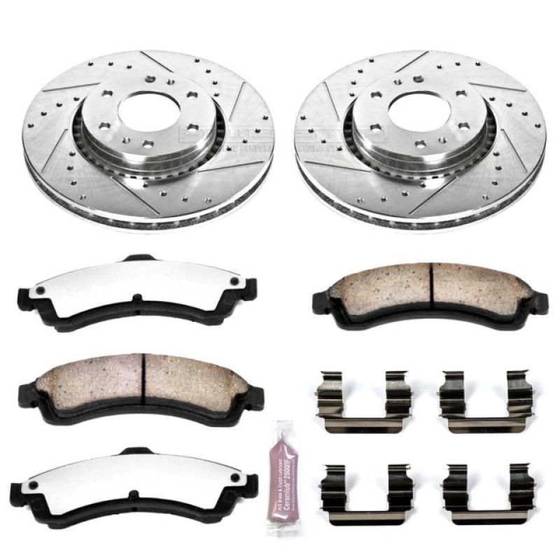 PSB Z36 Truck & Tow Kit - Power Stop 04-05 Buick Rainier Front Z36 Truck & Tow Brake Kit