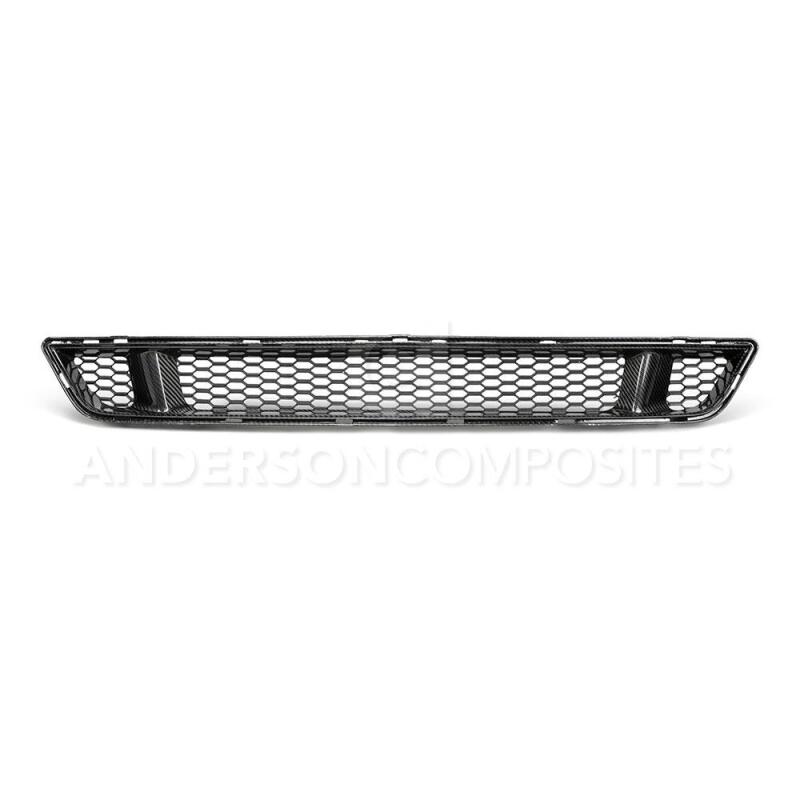 AND Front Grilles - Anderson Composites 15-17 Ford Mustang Front Carbon Fiber Lower Grille
