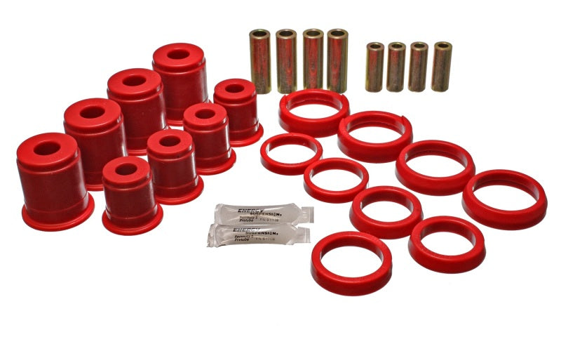 ES Cntrl Arm Bushings - Red - Energy Suspension 84-01 Jeep Cherokee/Wagoneer/Comanche 4WD Red Front Control Arm Bushings