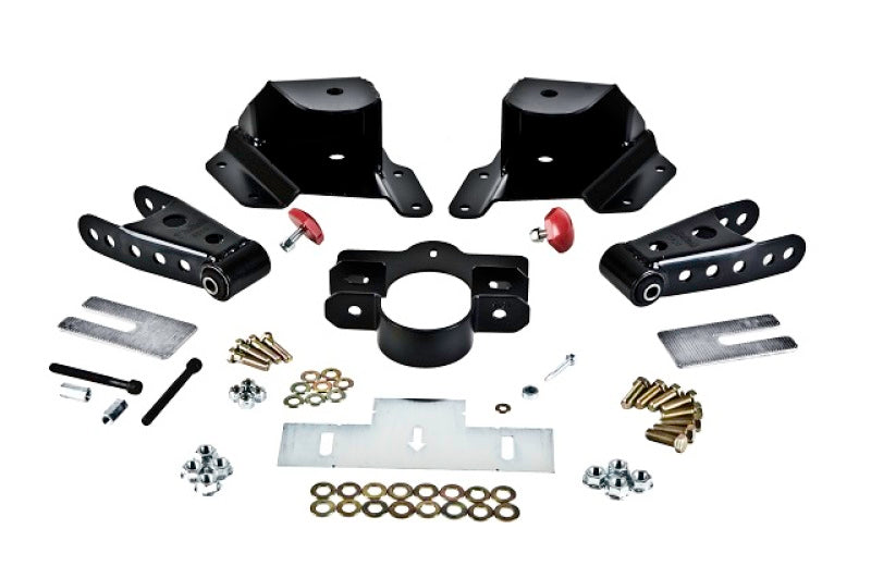 BT Shackle Kit - Belltech SHACKLE AND HANGER KIT 99-06 GM/GMC 1500 EXT CAB 3inch