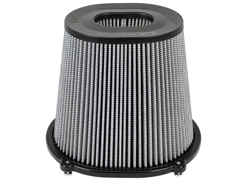 AFE Quantum Intakes - aFe Quantum Pro DRY S Air Filter Inverted Top - 5in Flange x 8in Height - Dry PDS
