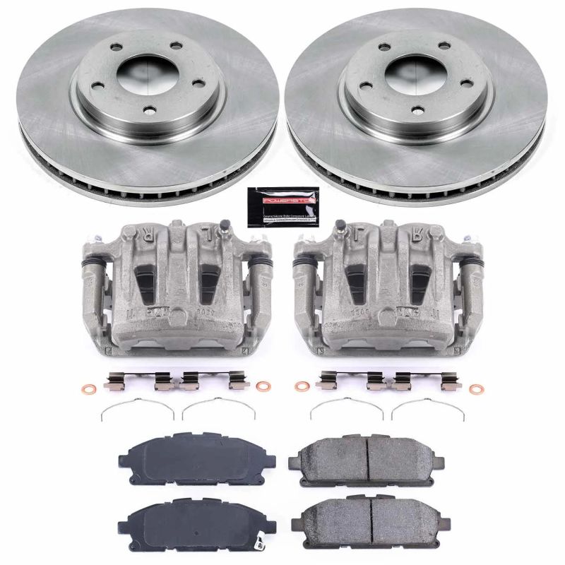PSB Autospecialty Kit w/Cals - Power Stop 11-17 Nissan Quest Front Autospecialty Brake Kit w/Calipers