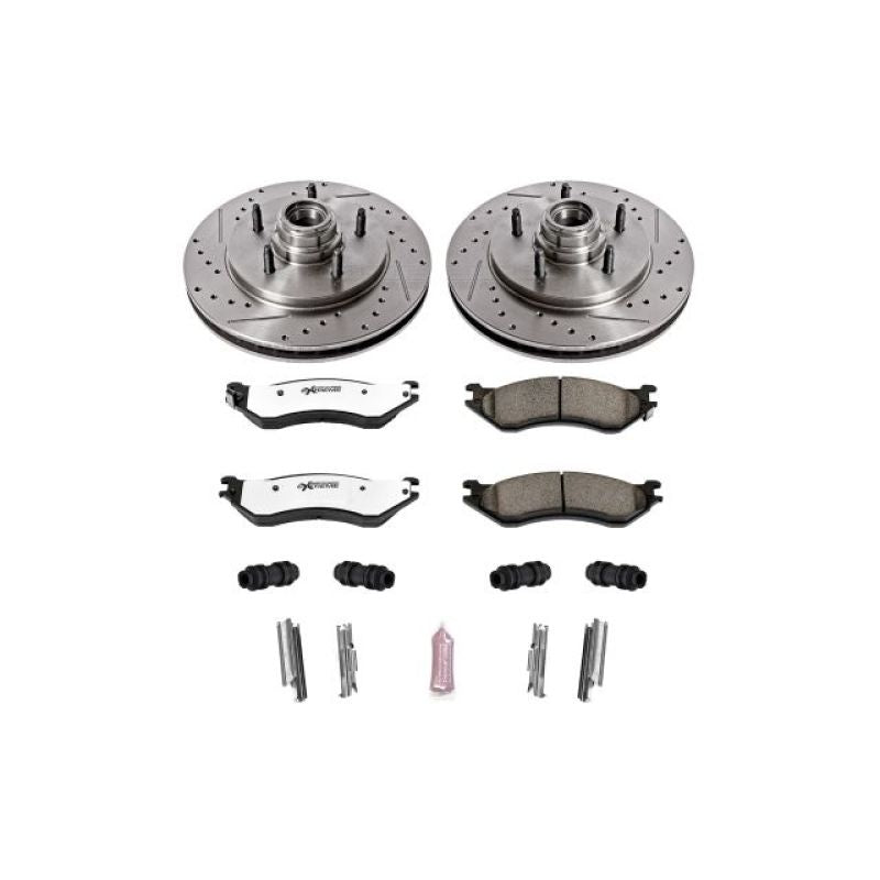 PSB Z36 Truck & Tow Kit - Power Stop 97-00 Ford Expedition Front Z36 Truck & Tow Brake Kit