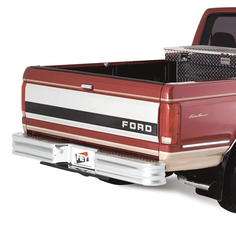 WES Fey Diamondstep Bumpers - Westin/Fey 67-96 F-Series Style Side / 97-98 F-250/350 HD Diamondstep Universal Bumper - Chrome