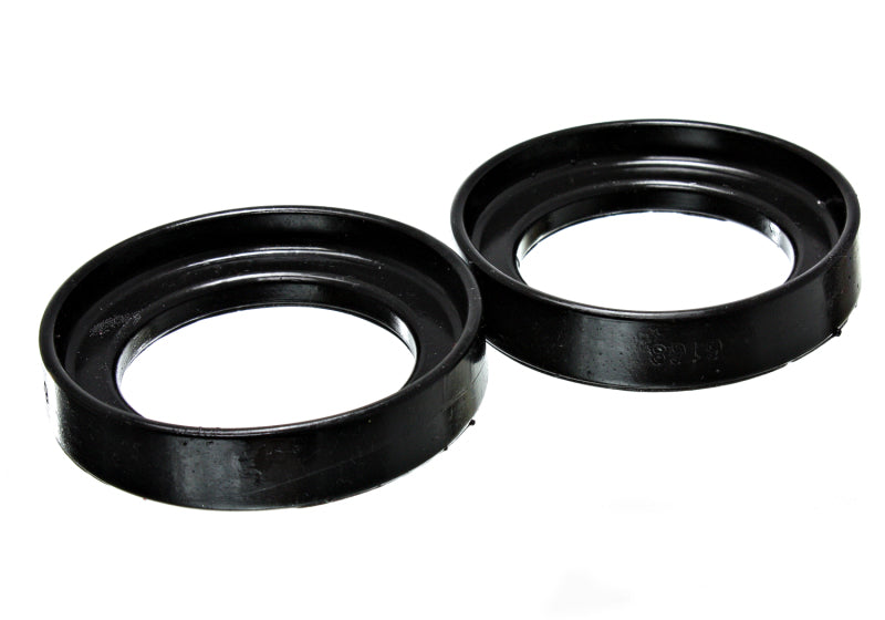 ES Spring Isolators - Black - Energy Suspension 96-00 Honda Civic/CRX / 99-00 Honda Civic Si Black Front Coil Spring Isolator Set