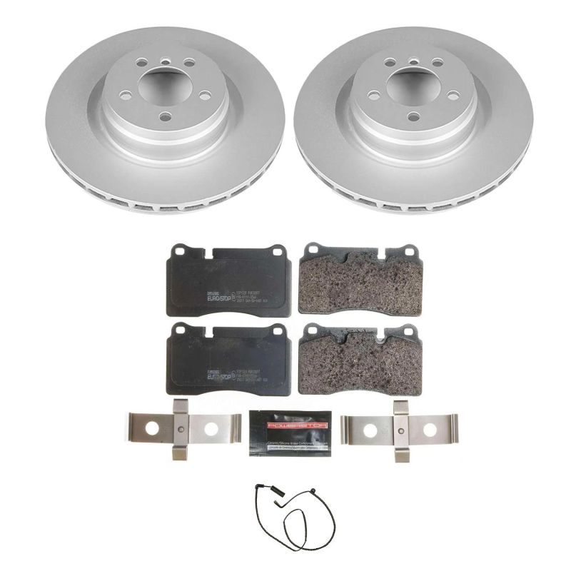 PSB Euro-Stop Kit - Power Stop 06-09 Land Rover Range Rover Front Euro-Stop Brake Kit