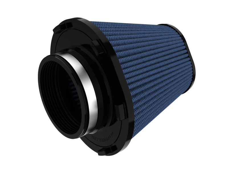 AFE Universal Pro-5 R Filter - aFe MagnumFORCE Intake Replace Air Filter w/Pro5R Med 4in F x 7.75x6.5in B x 4.75x3.5in T x 7in H