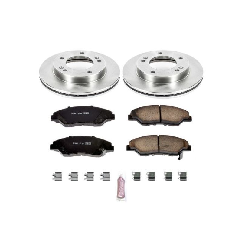 PSB Autospecialty Kit - Power Stop 98-02 Kia Sportage Front Autospecialty Brake Kit