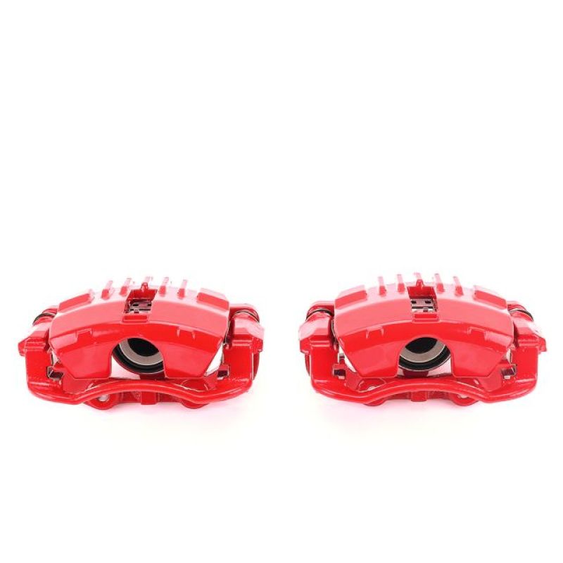 PSB Red Calipers - Power Stop 97-05 Chevrolet Blazer Rear Red Calipers w/Brackets - Pair