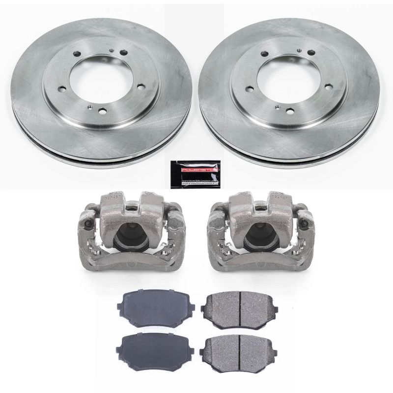 PSB Autospecialty Kit w/Cals - Power Stop 00-05 Suzuki Grand Vitara Front Autospecialty Brake Kit w/Calipers