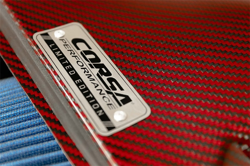 COR Air Intake Closed Box - Corsa 2014-19 Chevrolet Corvette C7 6.2L V8 Red Carbon Fiber Air Intake (Does Not Fit Z06/ZR1)