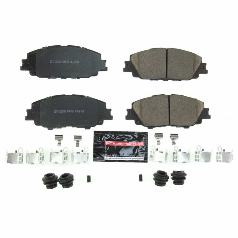 PSB Z23 Evolution Brake Pads - Power Stop 2019 Toyota Corolla Front Z23 Evolution Sport Brake Pads w/Hardware
