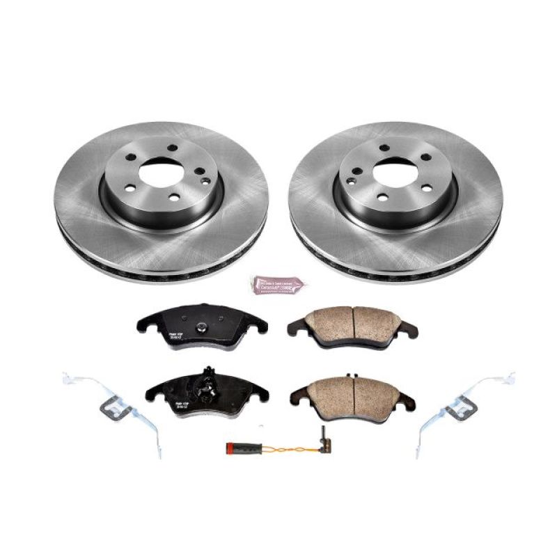 PSB Autospecialty Kit - Power Stop 13-14 Mercedes-Benz C300 Front Autospecialty Brake Kit