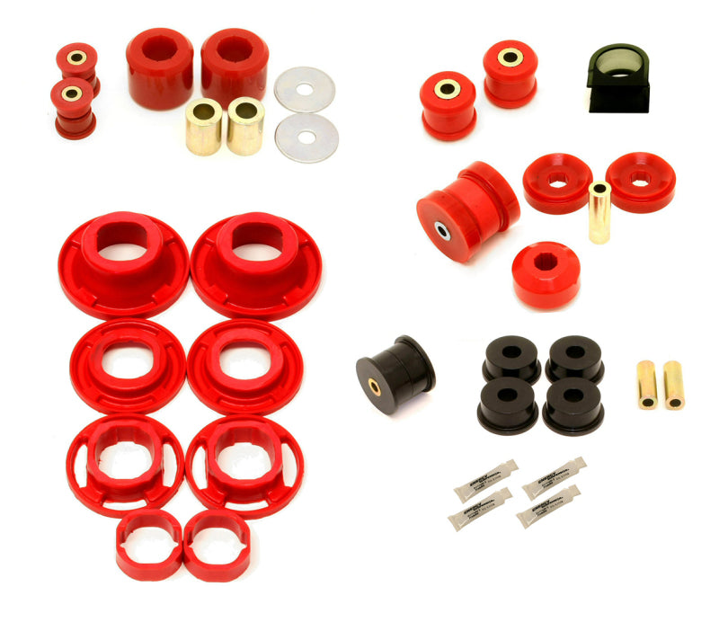 BMR Bushing Kits - Other - BMR 12-15 5th Gen Camaro Street Version Total Suspension Bushing Kit (BK041/BK021/BK022) - Black/Red