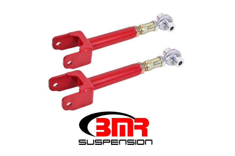 BMR Control Arms - BMR 64-67 A-Body Upper Control Arms On-Car Adj. Rod Ends - Red
