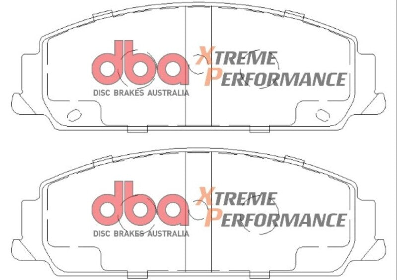 DBA XP650 Brake Pads - DBA 08-09 Pontiac G8 3.6 Base/6.0 XP650 Front Brake Pads