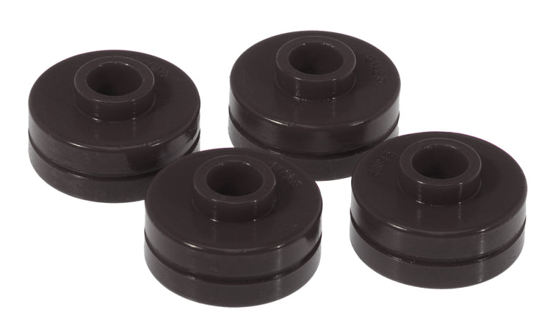 PRO Spring/Shackle Bush- Blk - Prothane 97-04 Chevy Corvette Rear Spring Cushions - Black