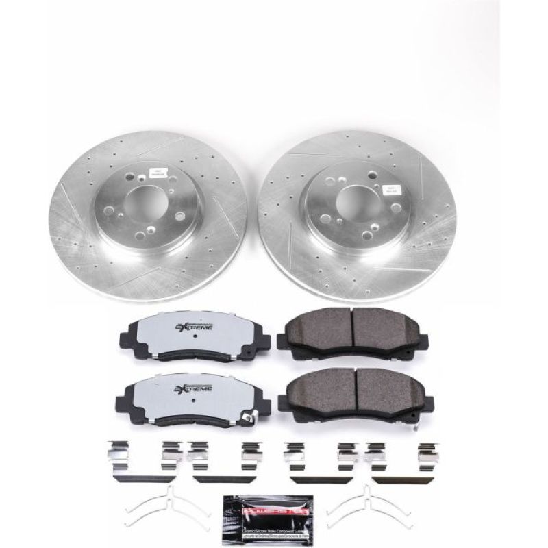 PSB Z36 Truck & Tow Kit - Power Stop 12-14 Honda Ridgeline Front Z36 Truck & Tow Brake Kit