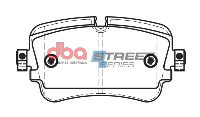 DBA Street Series Brake Pads - DBA 16-21 Audi Q7 (w/350mm Rear Rotor) Street Series Rear Brake Pads
