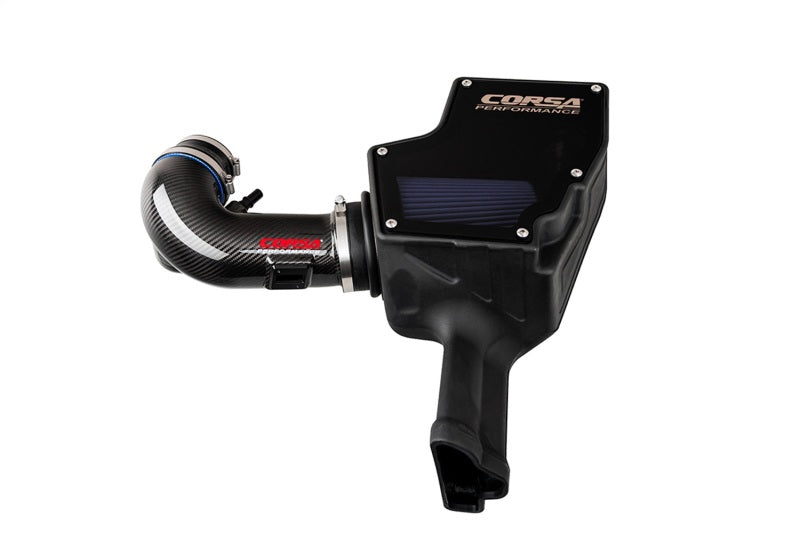 COR Air Intake Closed Box - Corsa 2018-2023 Ford Mustang GT 5.0L V8 Carbon Fiber Air Intake w/ Oiled Air Filter