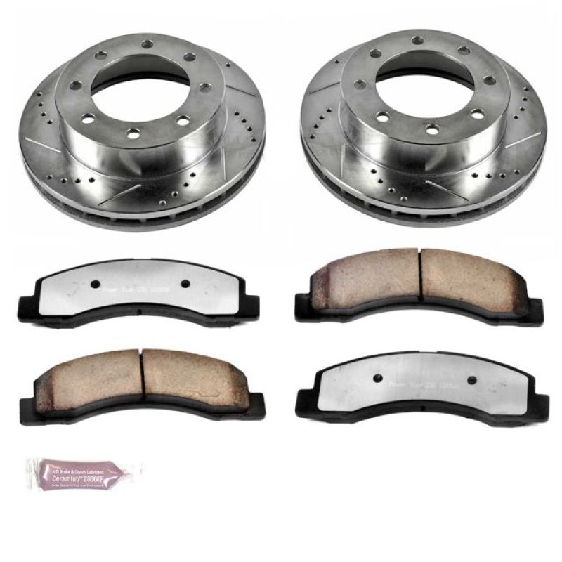 PSB Z36 Truck & Tow Kit - Power Stop 1999 Ford F-250 Super Duty Front Z36 Truck & Tow Brake Kit
